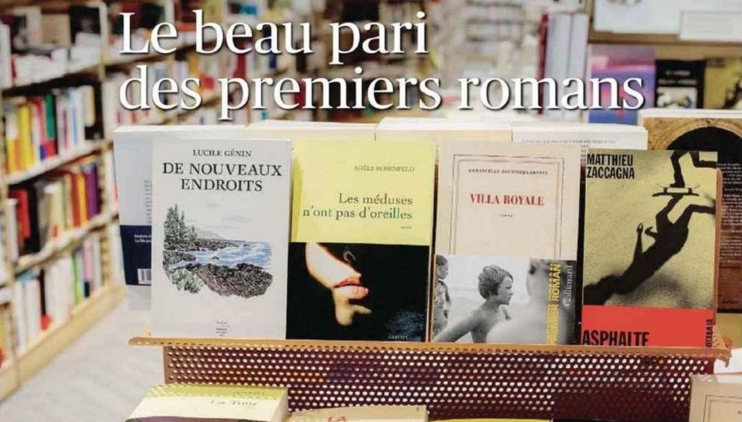 la sélection des huit premiers romans de l’hiver du Figaro